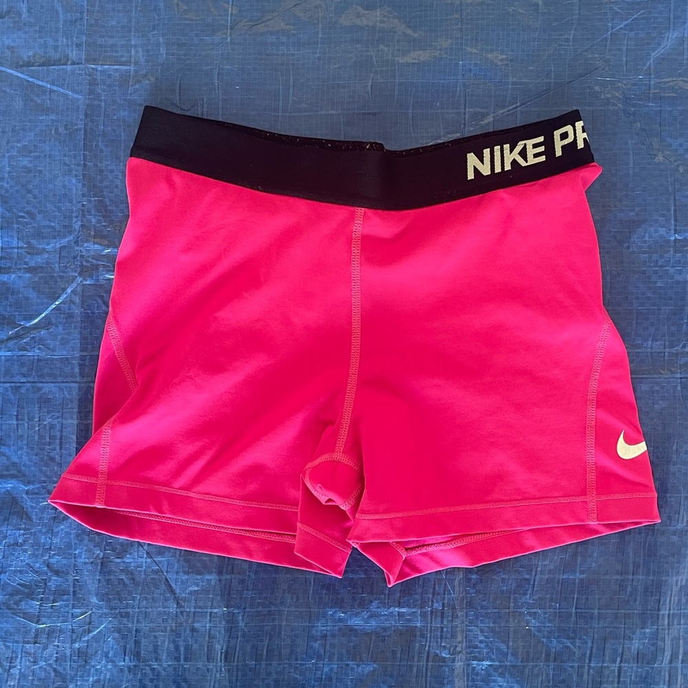 pink nike pros